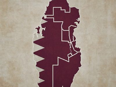 map of Qatar